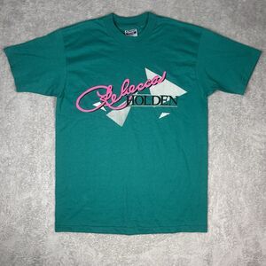 Rebecca Holden Signed Vintage Tshirt Bluegreen Size Large single stitch Y2K Rare